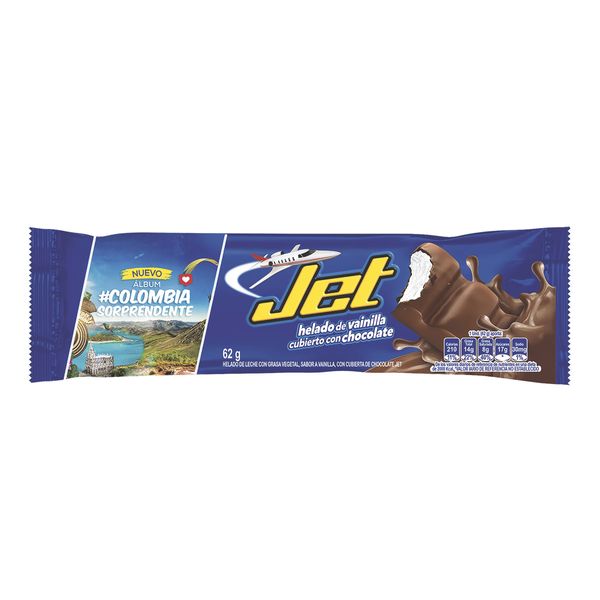 Paleta Jet Vainilla Crem Helado x 62Gr