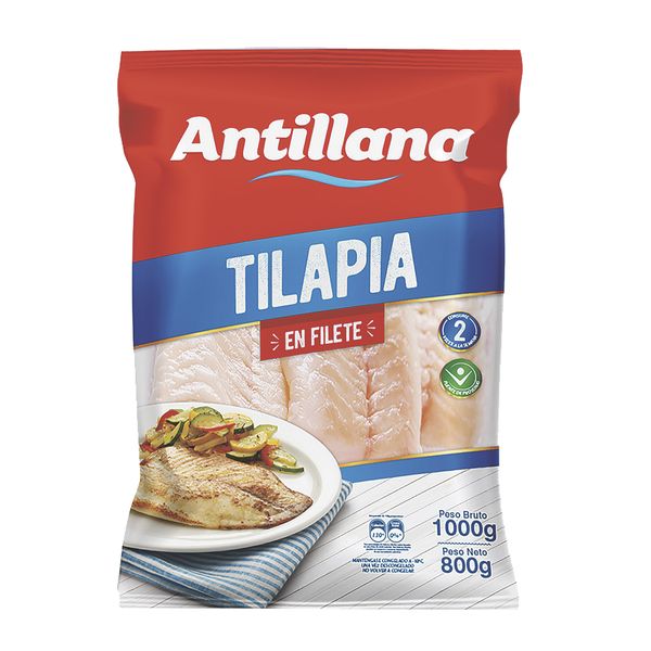 Tilapia en Filete Antillana x 1000 G