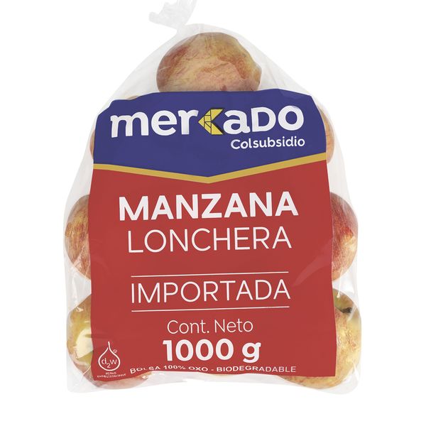 Manzana Lonchera Mercado Importada x 1000 G
