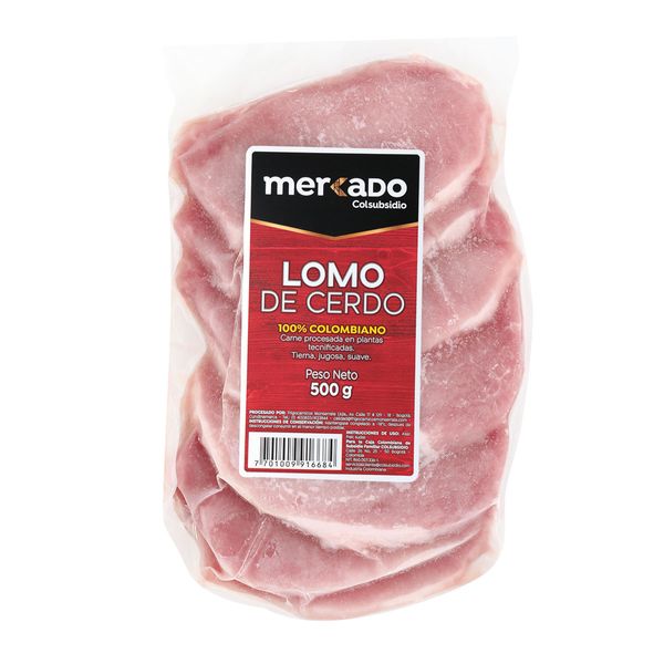 Lomo de Cerdo Mercado x 500 G
