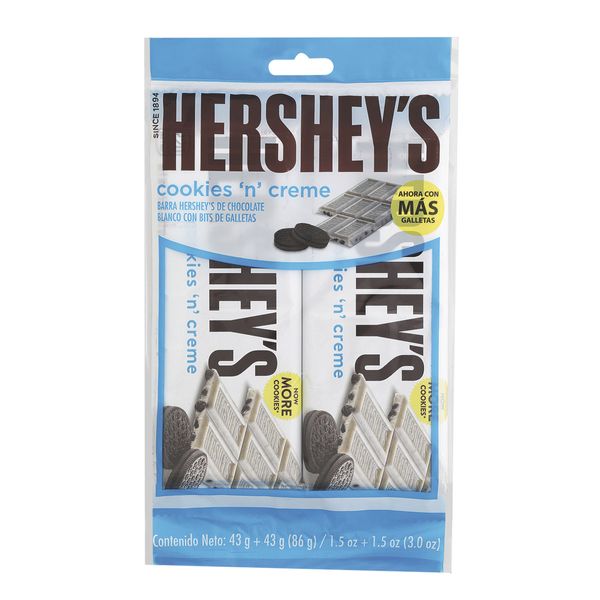 Chocolate Hershey's Cookies And Creme Bipack x 86 G