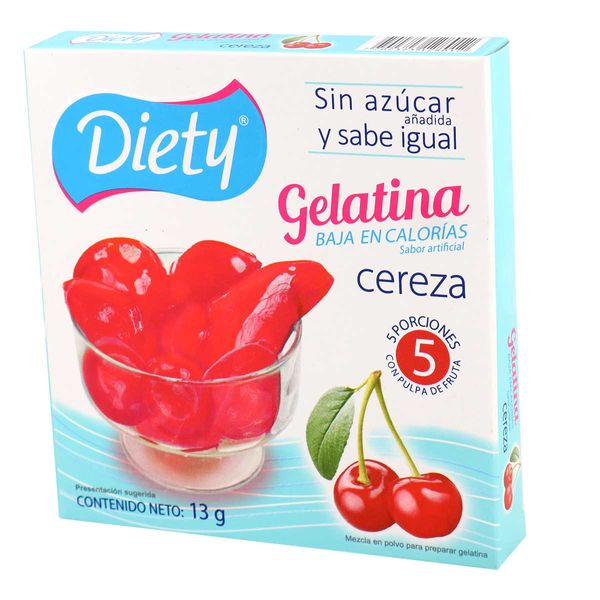 Gelatina Cereza Diety x 13 G