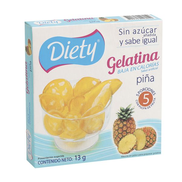 Gelatina De Piña Diety x 13 G