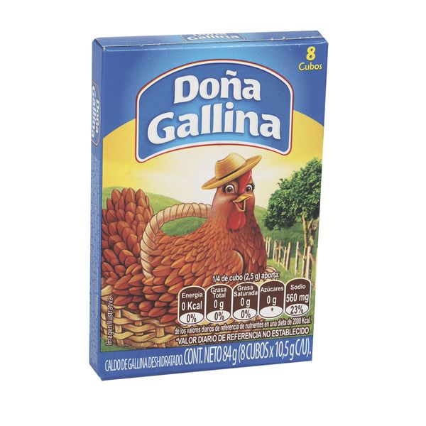 Caldo Doña Gallina x 8 Cubos x 10,5 G c/u