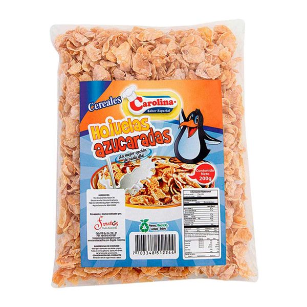 Cereal Carolina Hojuelas Azucaradas x 200 G