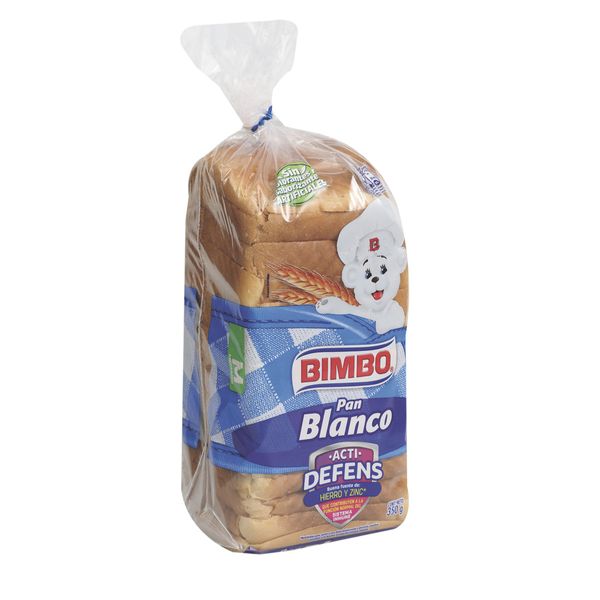 Pan Blanco Bimbo Acti Defens x 350 G