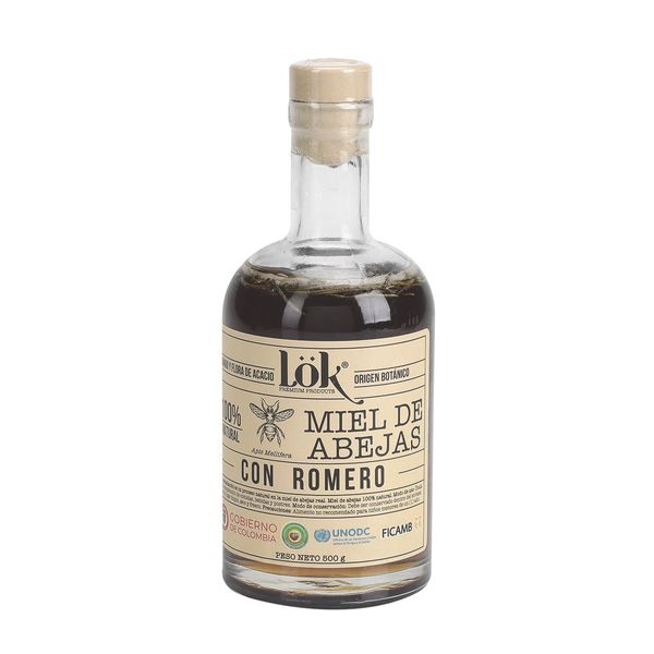 Miel de Abejas Lok 100% Natural con Romero x 500 G