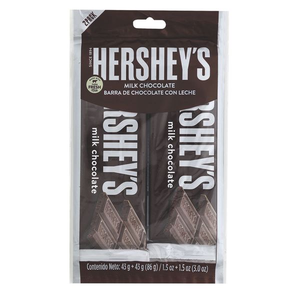 Hershey's Milk Chocolate Bipack x 86 G