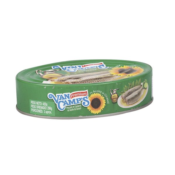 Pescado en Conserva en Aceite Vegetal 425 G Van Camp's