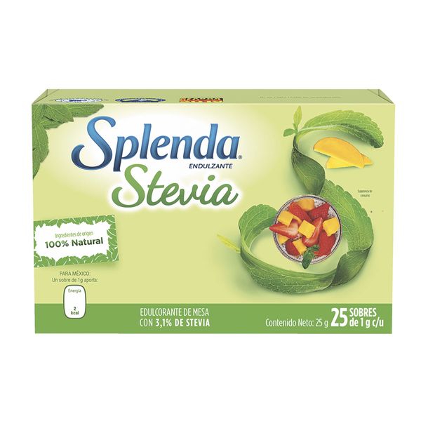 Endulzante Splenda Stevia Mesa x 25 Unidades x 1 G c/u