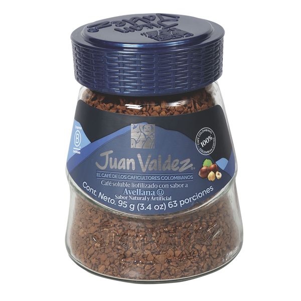 Café Juan Valdez Soluble Liofilizado Avellana X 95 G