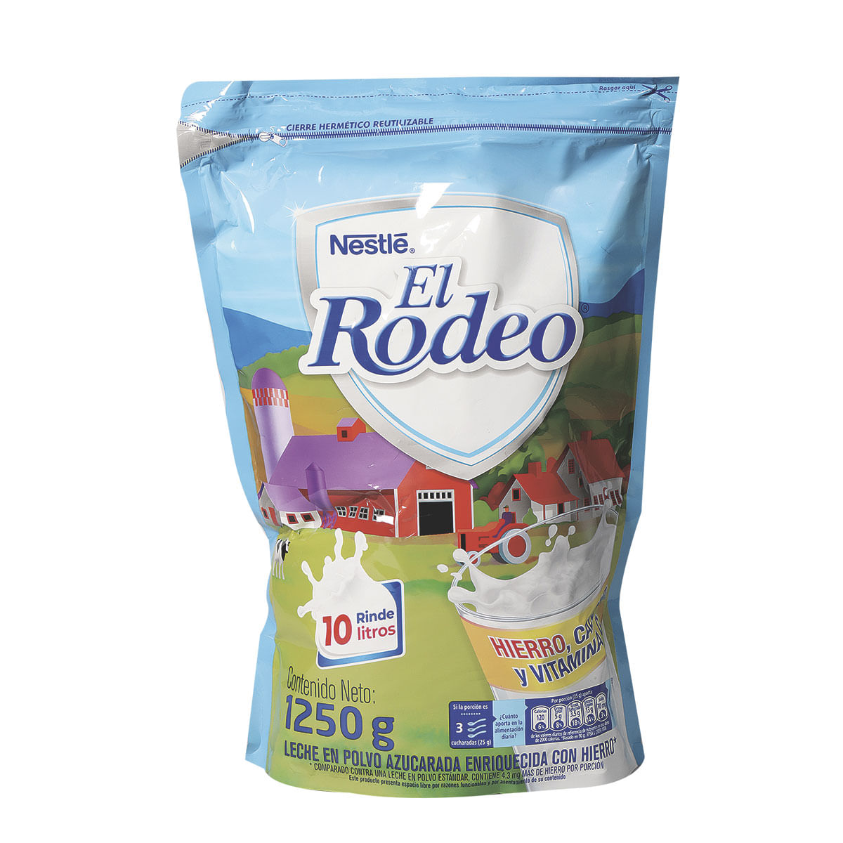 Leche Polvo El Rodeo Hierro Calcio Vit.C x 1250 G Mercados Colsubsidio