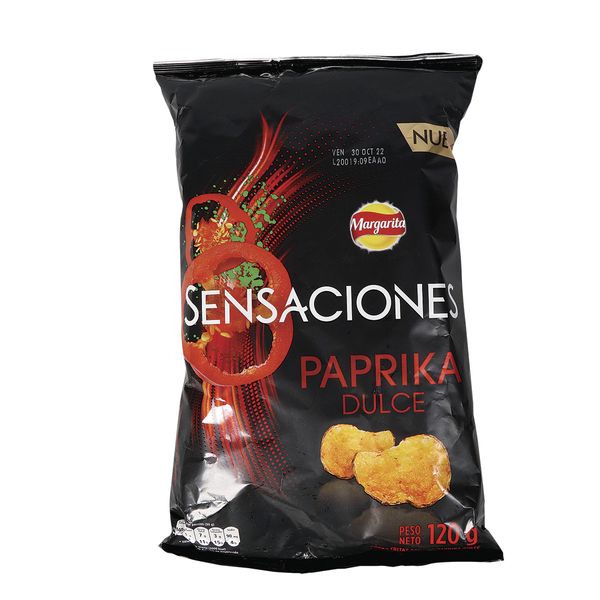 Papas Sensaciones Paprika Dulce Margarita x 120 G