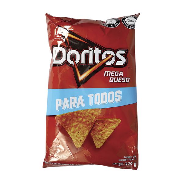 Pasabocas Doritos Mega Queso 320 G