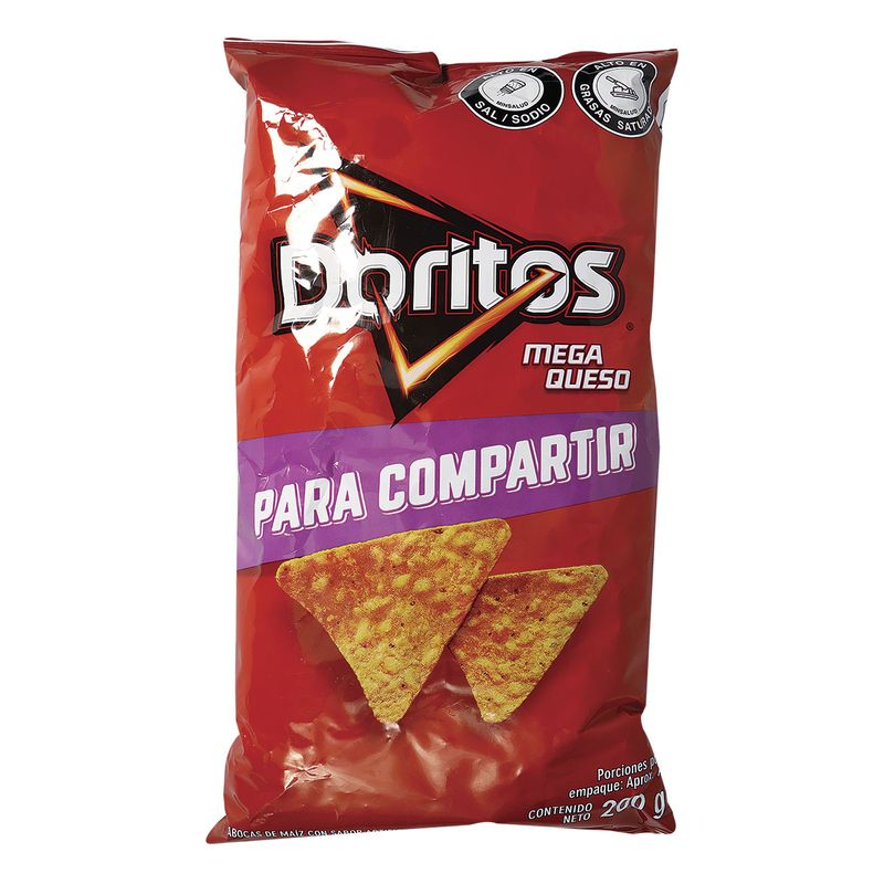 Pasabocas-Doritos-Mega-Queso-x-200-G
