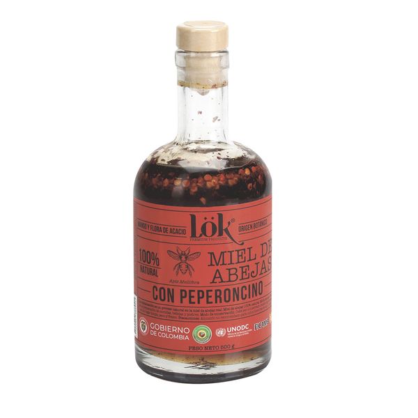 Miel de Abejas Lok 100% Natural con Peperoncino x 500 G