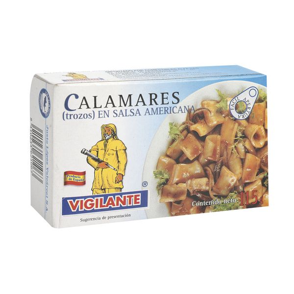 Calamares Vigilante Salsa Americana x 115 G
