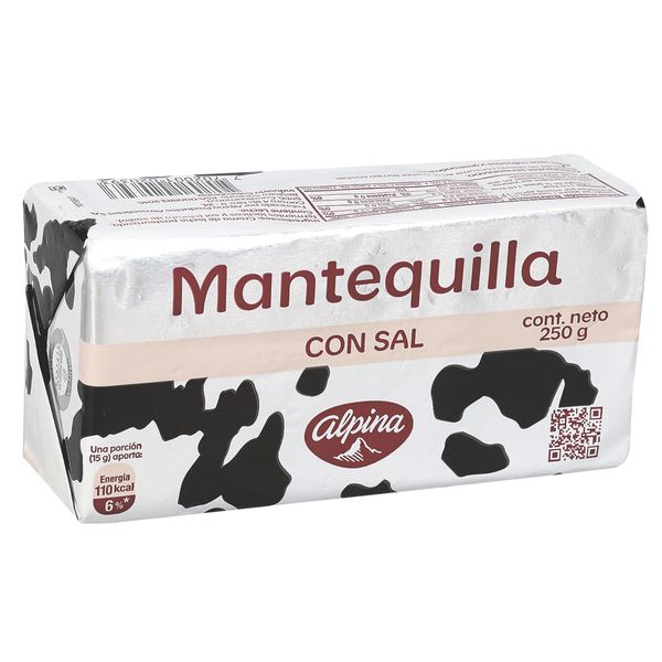 Mantequilla Con Sal Alpina x 250Gr