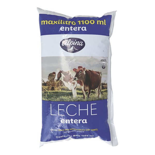 Leche Entera en Bolsa Apina x 1.100Ml