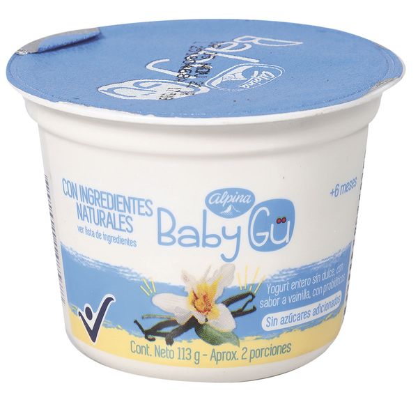 Yogurt Baby Gu en Vaso Alpina x 113Gr