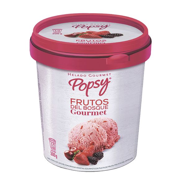 Helado Frutos del Bosque Popsy x 300Gr