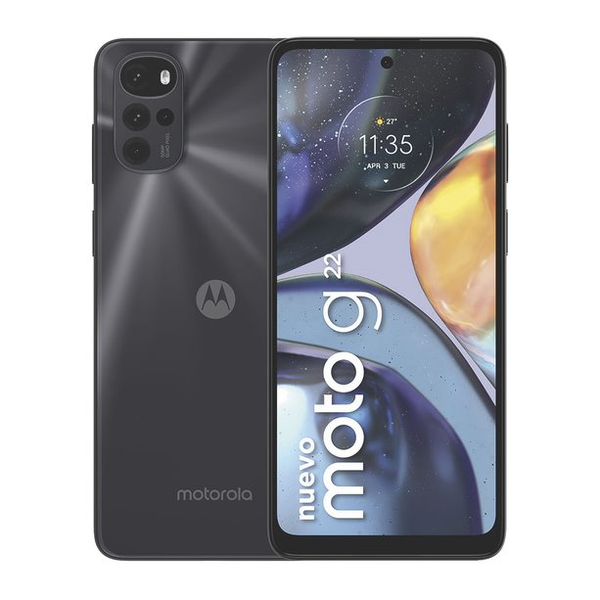 Celular Motorola Moto G22 4+128Gb Negro Md