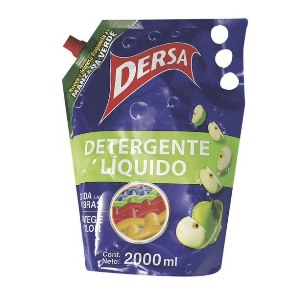 Detergente Líquido Dersa Manzana 2000ML