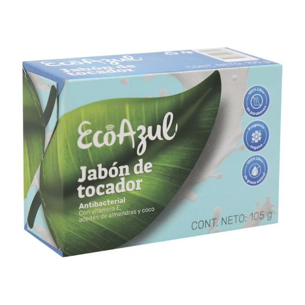 Jabón Ecoazul Antibacterial x 105 G