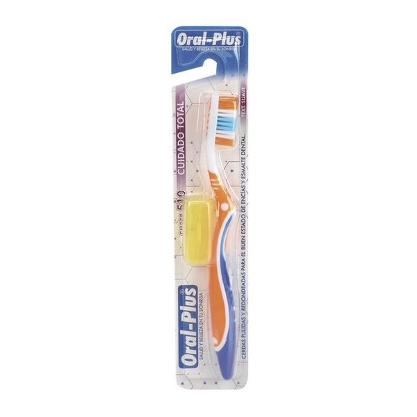Cepillo Dental Oral-Plus Cuidado Total Suave x 1 Unidad