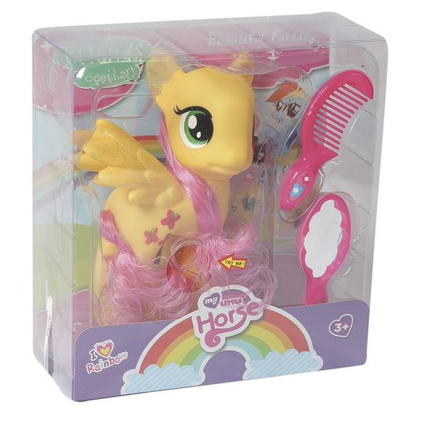 Pony Con Accesorios Color Amarillo