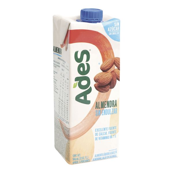 Bebida De Almendras Ades Sin Endulzar x 946 Ml