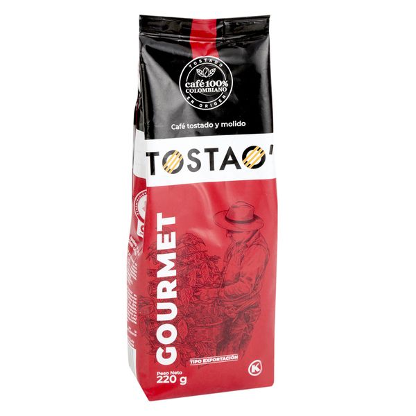 Café Tostao' Molido Gourmet Bolsa x 220 G