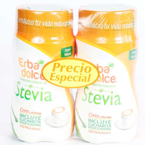 Erba Dolce Stevia Frasco x 2 Unidades x 160 G c/u Precio Especial