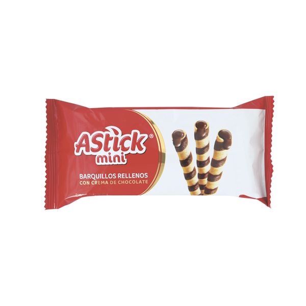 Barquillos Rellenos Chocolate Astick x 20 G
