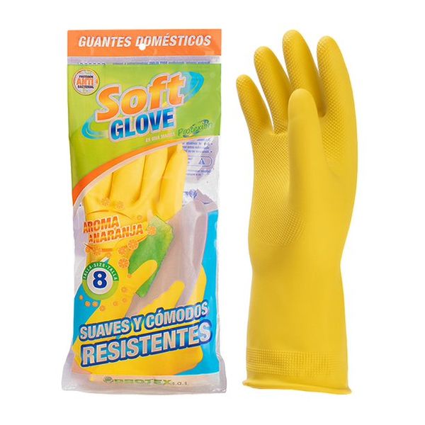 Guante Domestico Soft Glove Amarillo T9