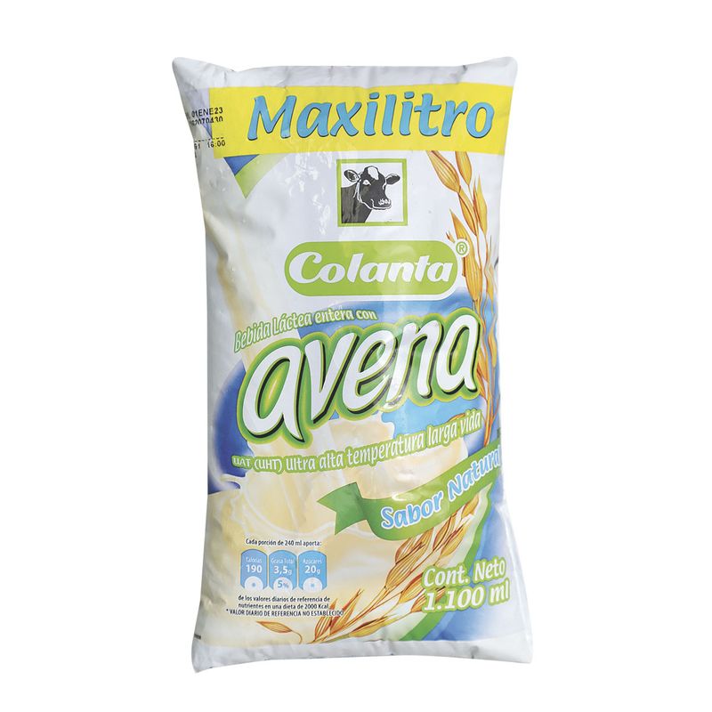 Avena-Natural-UHT-Colanta-Bolsa-x-1100-Ml