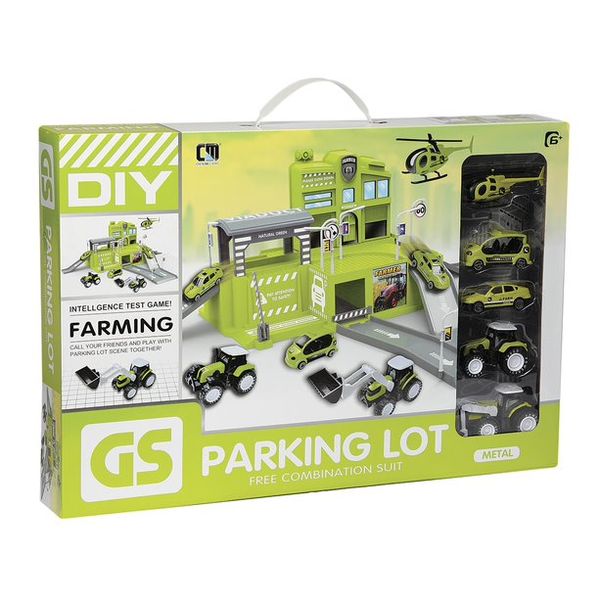 Set Estaciona Camion Helicop Vde