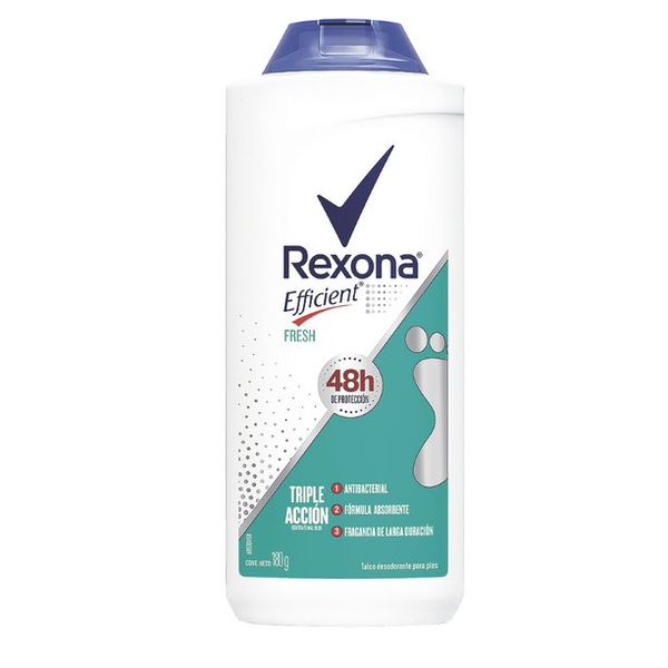 Talco Rexona Efficient Fresh 180 G