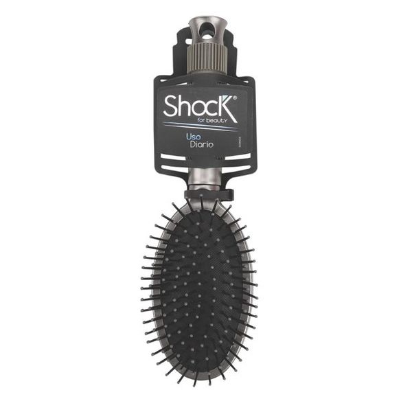 Cepillo Plastico Shock Ova Mgo Gris 1Und