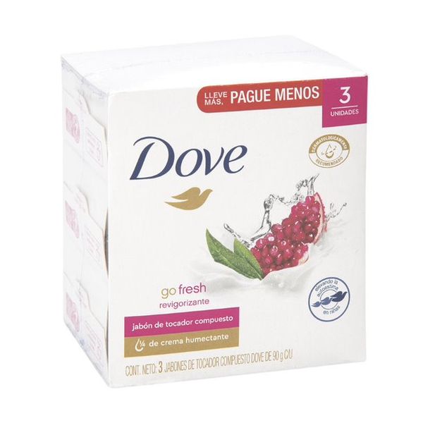 Jabon Dove Revigorizante 3 90 Gr