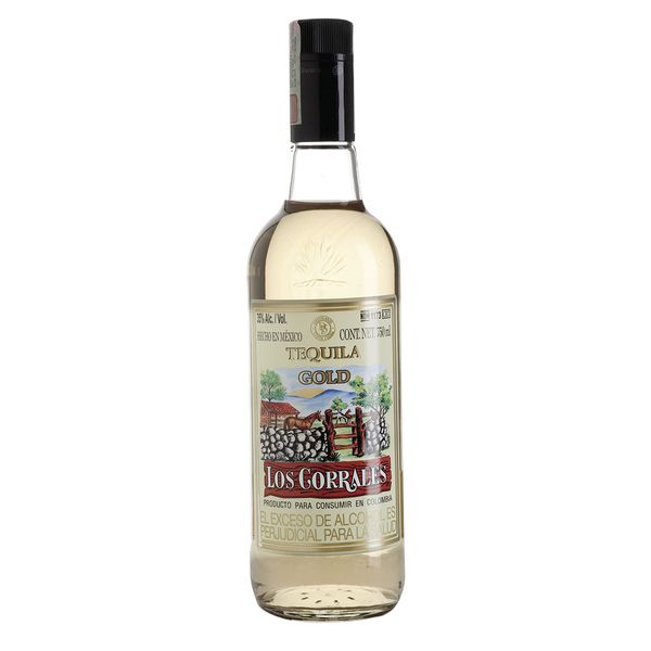 Tequila Los Corrales Gold x 750 Ml