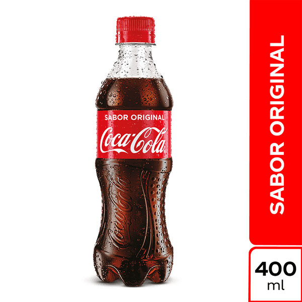Gaseosa Coca-Cola Sabor Original Pet x 400 Ml