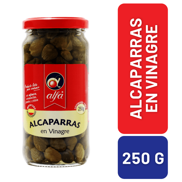 Alcaparra Vinagre Alfa Paquete x 250 G