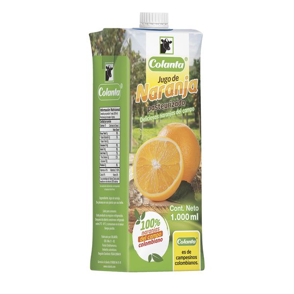 Jugo De Naranja Colanta Tetra x 1000 Ml