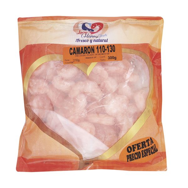Camarón 110-130 Ppd Love Happy Fish Oferta x 420 G