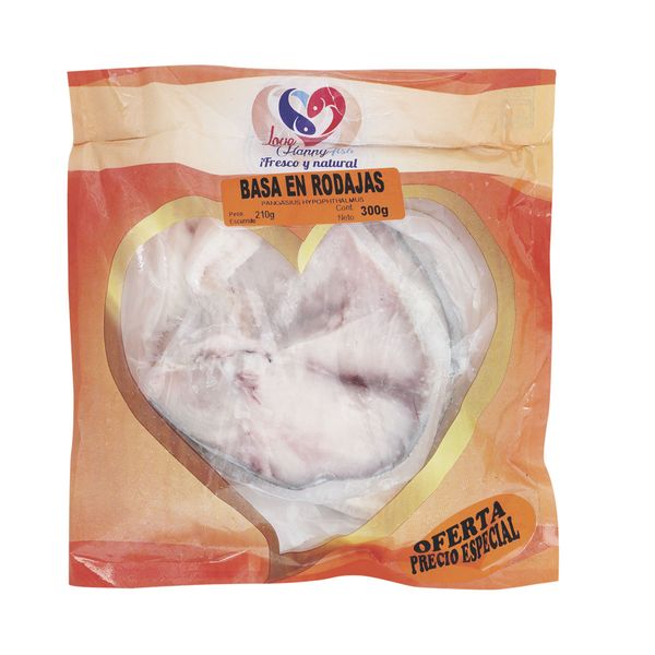 Basa Rodajas Love Happy Fish Oferta x 420 G