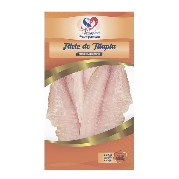 Tilapia Love Happy Fish Filete x 700 G