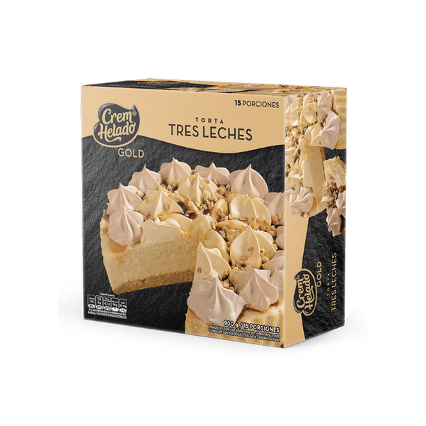 Torta de Helado Tres Leches Crem Helado Gold x 900Gr
