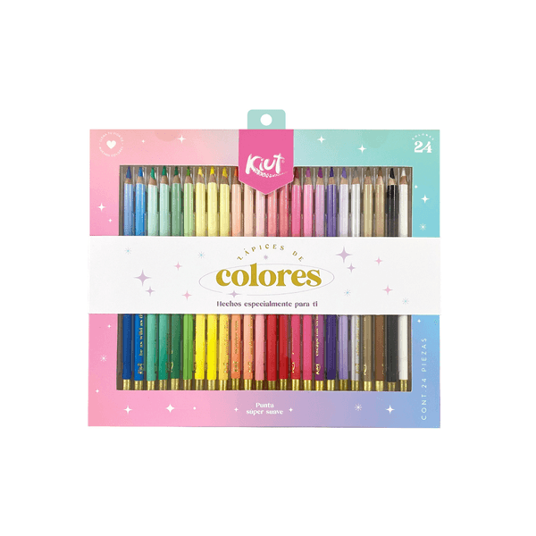 Caja Colores Kiut x 24 Colores