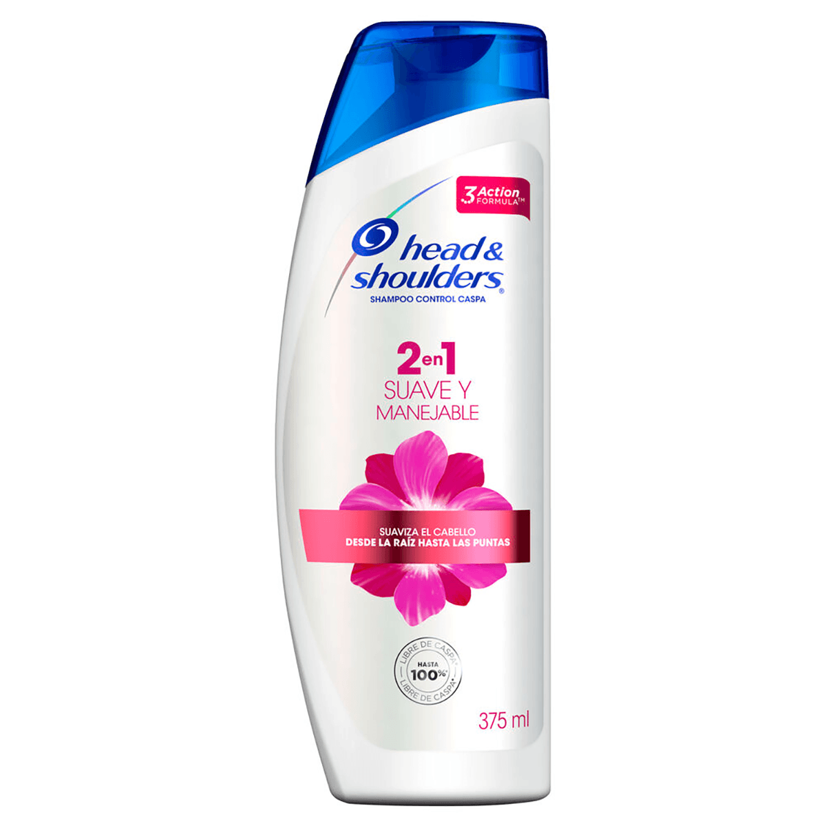 Shampoo Head & Shoulders Suave y Manejable 2 en 1 x 375 ml Mercados Colsubsidio